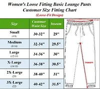 Blue Ice Women's Loose Fit Classic Lounge Pants