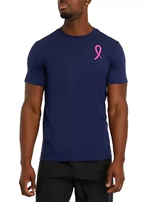 Short Sleeve Breast Cancer Awareness Graphic T-Shirt