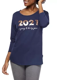 Studio Women's Long Sleeve Graphic T-Shirt