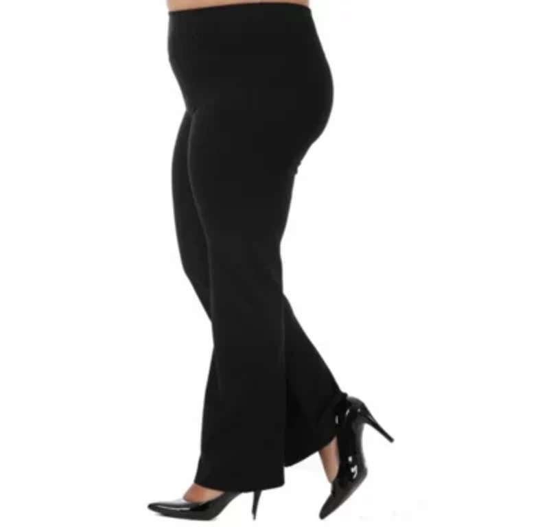 Elastic Waist Wide Leg Pant