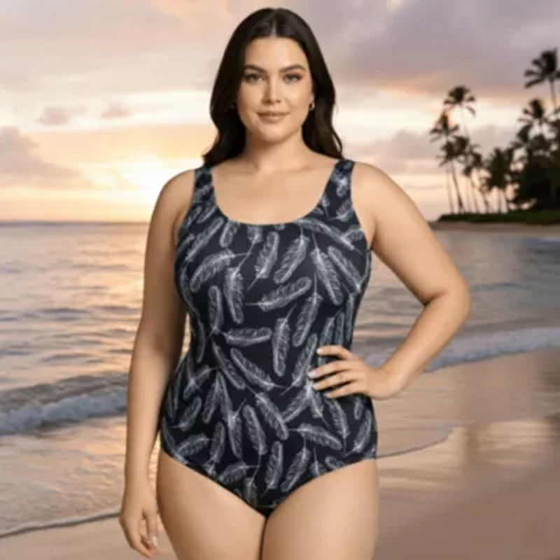 Open Back one piece swim suit