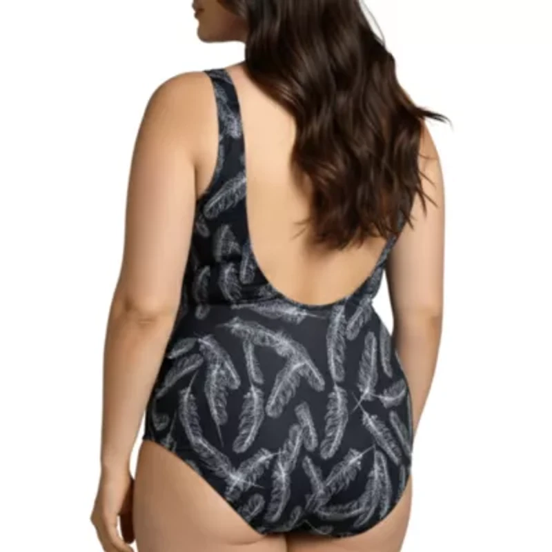 Open Back one piece swim suit