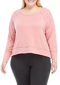 Studio Plus Hacci Shoulder Detail Sweatshirt