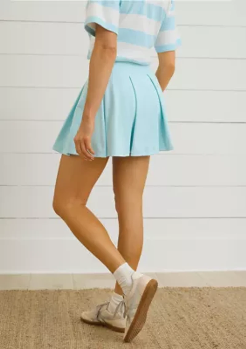 Sewing Down South x Crown & Ivy™ Ashley Box Pleat Skort