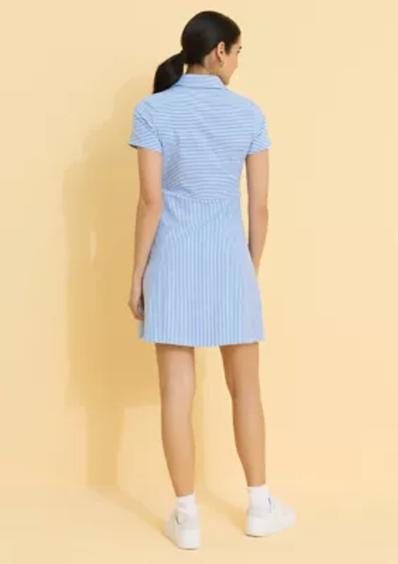 Sewing Down South x Crown & Ivy™ High Tide Short Sleeve Polo Dress
