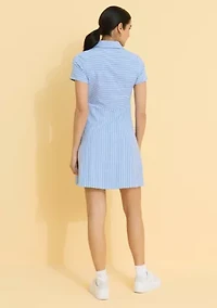 Sewing Down South x Crown & Ivy™ High Tide Short Sleeve Polo Dress