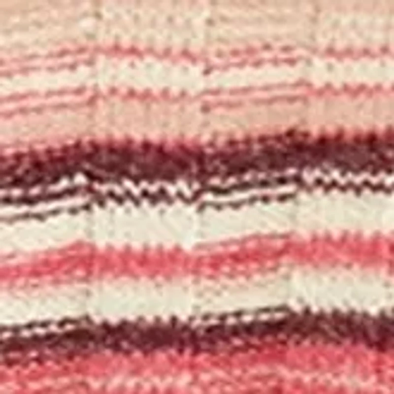 Long Sleeve Ribbed V-Neck Striped Sweater