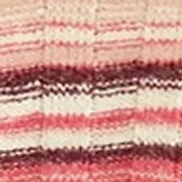 Long Sleeve Ribbed V-Neck Striped Sweater