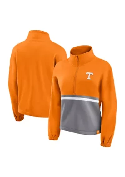 NCAA Tennessee Volunteers Color Block Half Zip Pullover