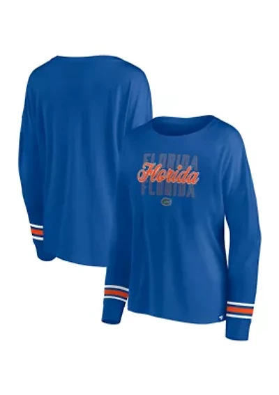 NCAA Florida Gators Long Sleeve Stripe Arm T-Shirt