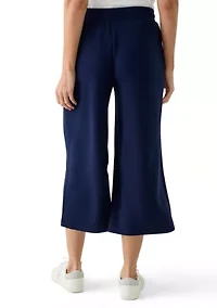 Women's Yummy Cropped Pants with Drawstring