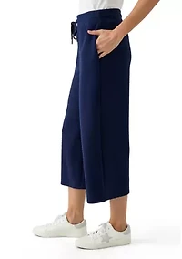 Women's Yummy Cropped Pants with Drawstring