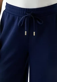 Women's Yummy Cropped Pants with Drawstring