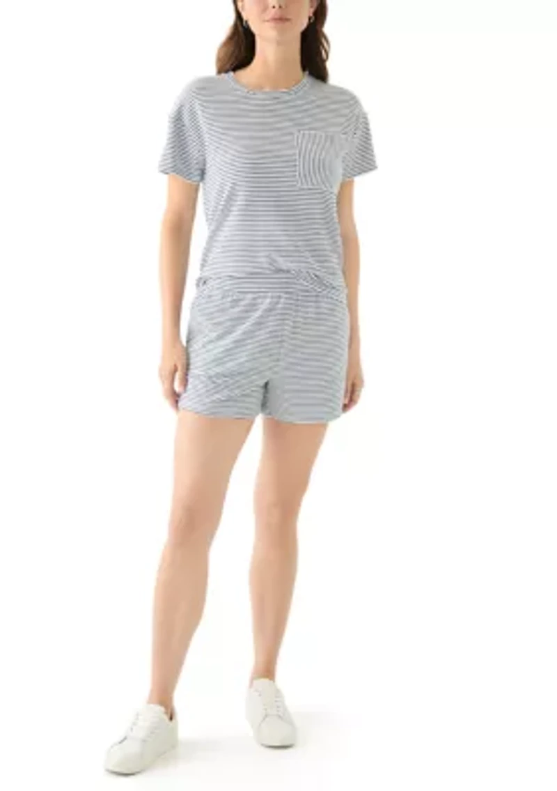 Women's Striped Shorts