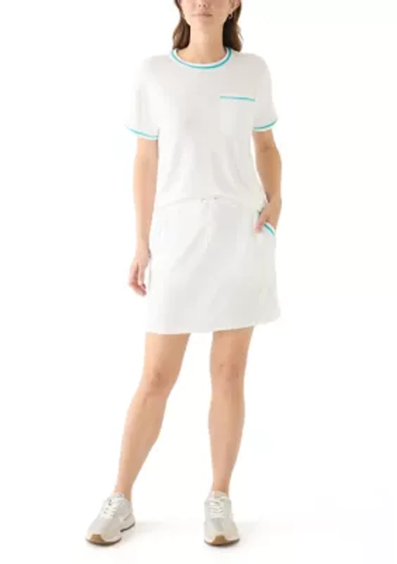 Piped Trim Skort