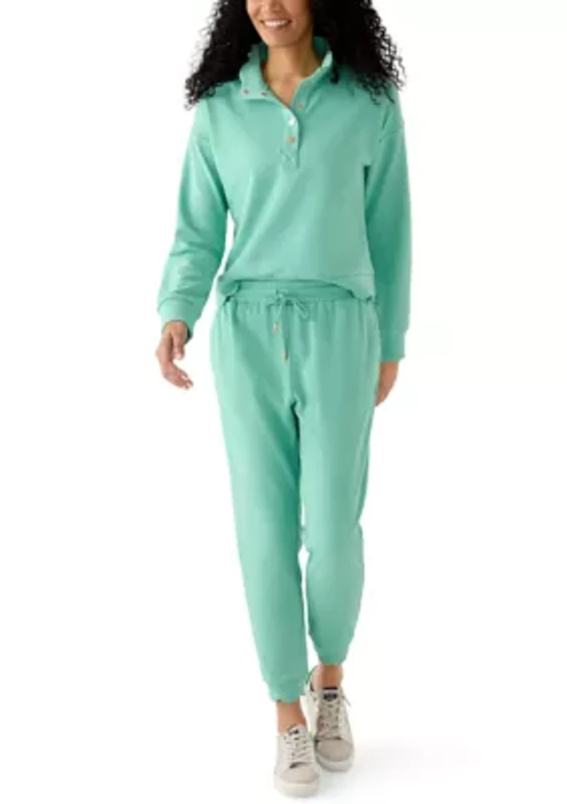 Women's Scallop Hemmed Joggers