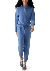 Women's Scallop Hemmed Joggers