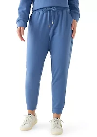 Petite Scallop Hem Joggers