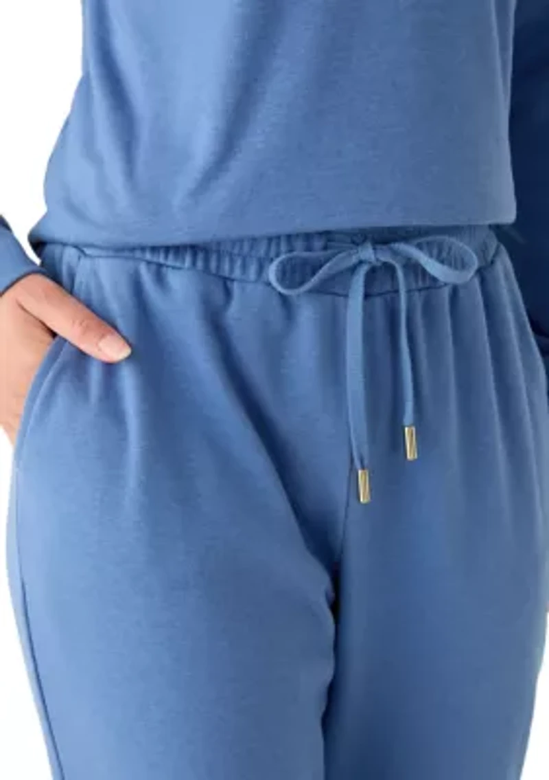 Petite Scallop Hem Joggers