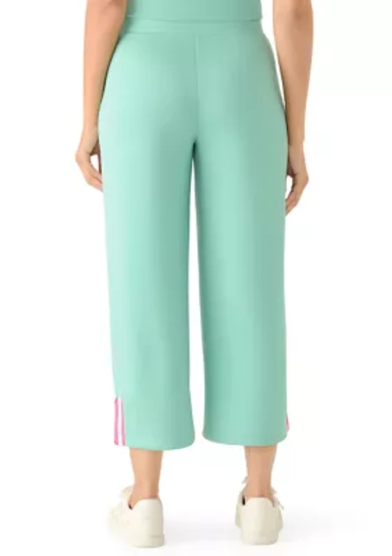 Women's Wide Leg Cropped Pants