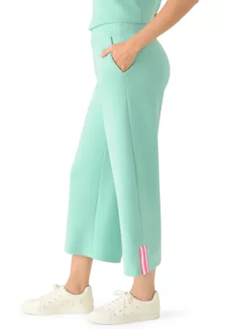 Women's Wide Leg Cropped Pants