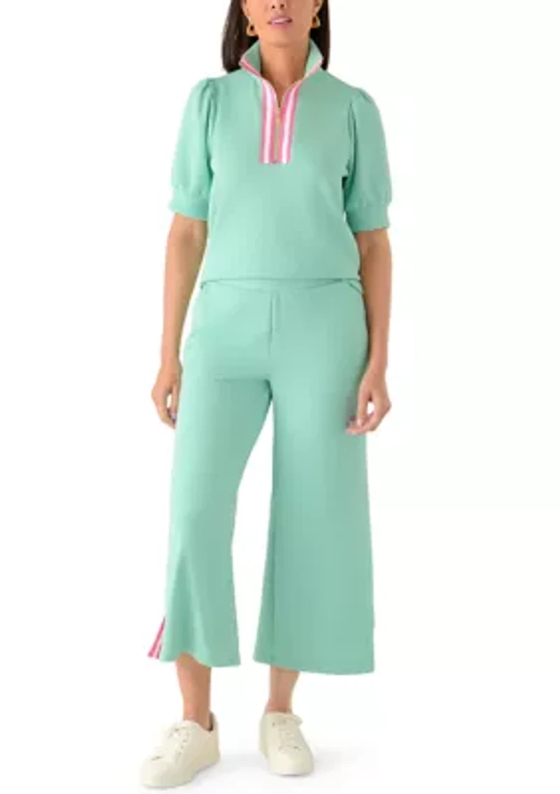 Women's Wide Leg Cropped Pants