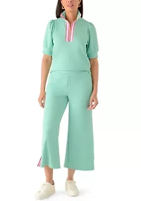 Women's Wide Leg Cropped Pants