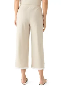 Women's Cropped Piqué Pants