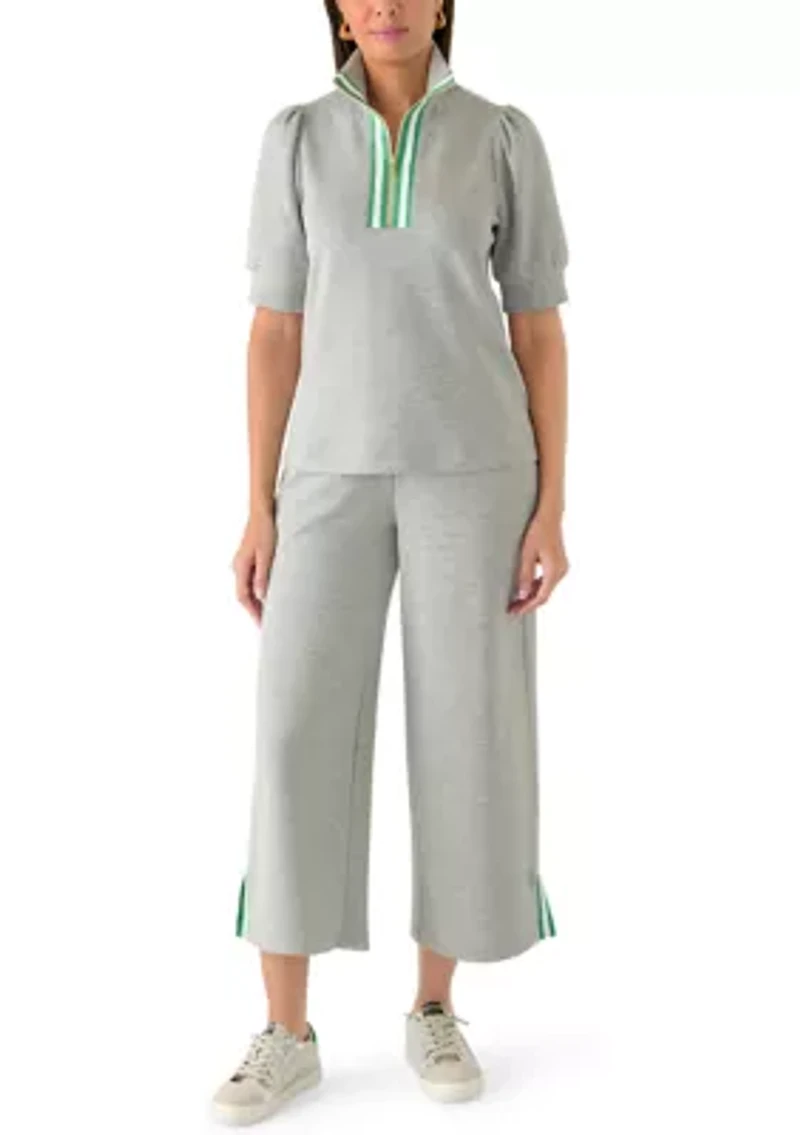 Women's Yummy Wide Leg Cropped Pant