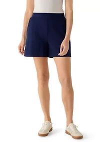 Women's Pull On Pique Shorts