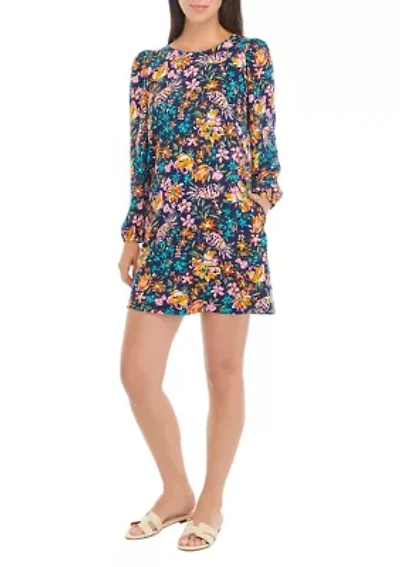 Women's Long Sleeve Baby Terry Dress