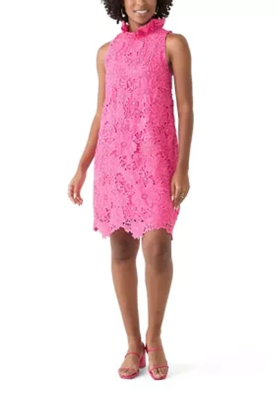 Women's Sleeveless 3D Lace Dress