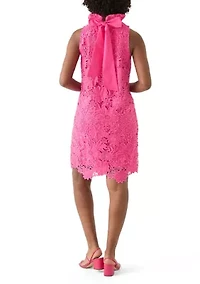 Women's Sleeveless 3D Lace Dress
