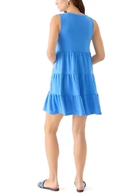 Women's Sleeveless Tier Peasant Dress