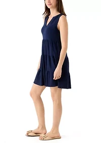 Women's Sleeveless Tier Peasant Dress