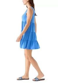 Women's Sleeveless Tier Peasant Dress