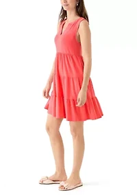 Women's Sleeveless Tier Peasant Dress