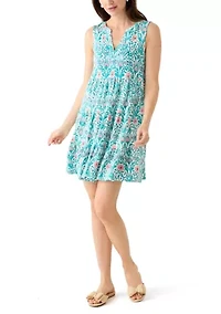 Women's Sleeveless Tier Peasant Dress