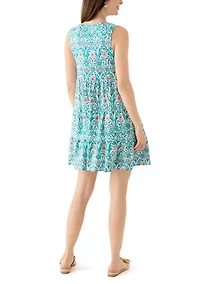 Women's Sleeveless Tier Peasant Dress