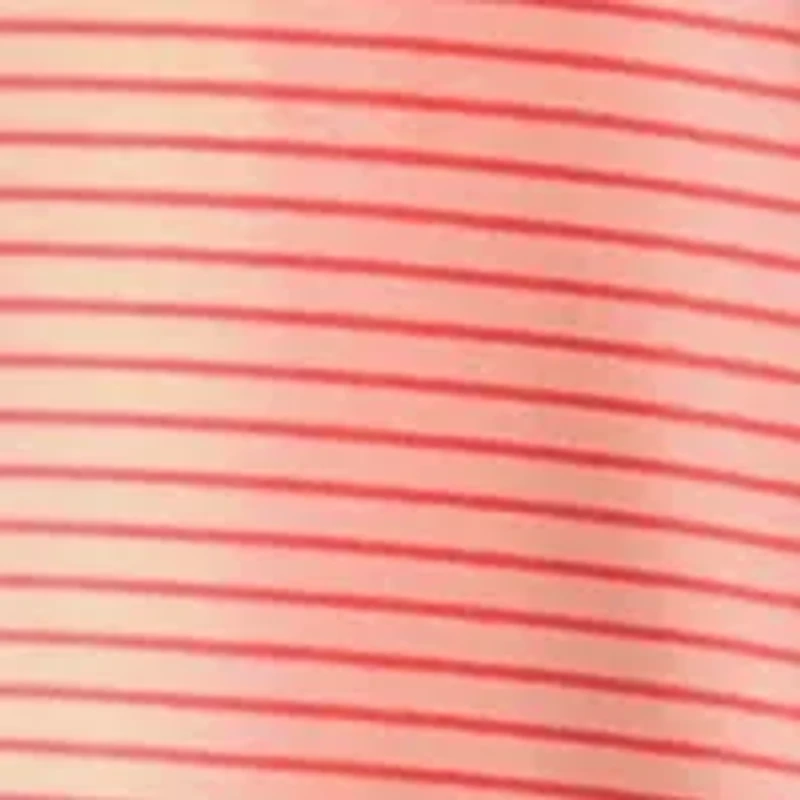 Women's Short Puff Sleeve Striped  Dress