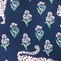Plus Printed Baby Terry Midi Dress
