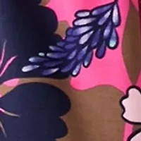 Women's Baby Terry Printed Midi Dress