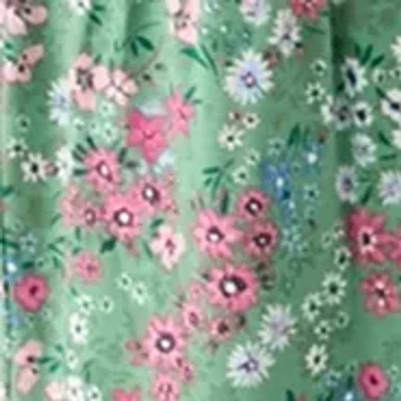 Petite Baby Terry Midi Print Dress