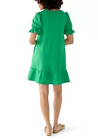 Women's Baby Terry Sheath Mini Dress