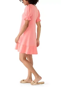 Women's Baby Terry Sheath Mini Dress