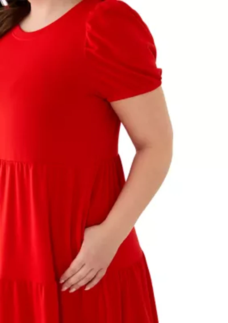 Plus Baby Terry Dress