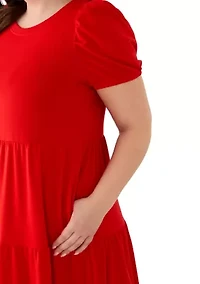 Plus Baby Terry Dress