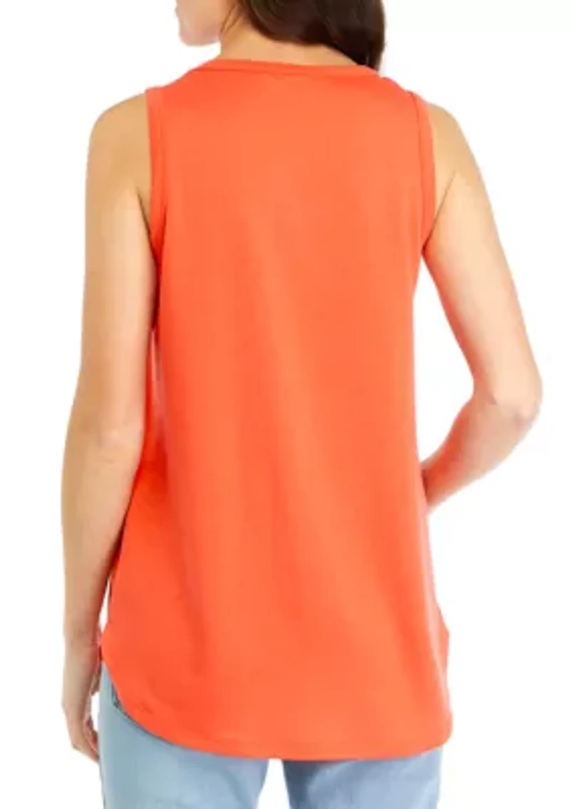 Women's Scoop Neck Baby Terry Tank Top