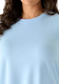 Plus Pleated Back T-Shirt