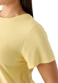 Plus Pleated Back T-Shirt